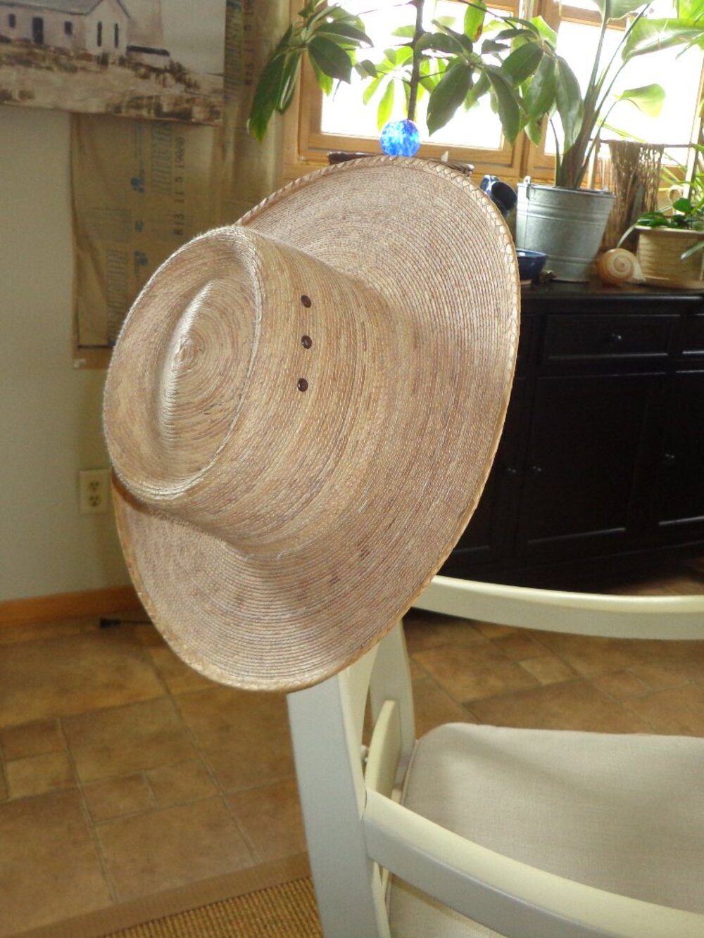 FIRM NEW Terrain Outback Palm Leaf Woven Sun Hat NO OFFERS ACCEPTED!!!! - Picture 5 of 11